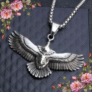 Vintage style‎ Eagle Pendant Necklace With Stainless Steel Chain